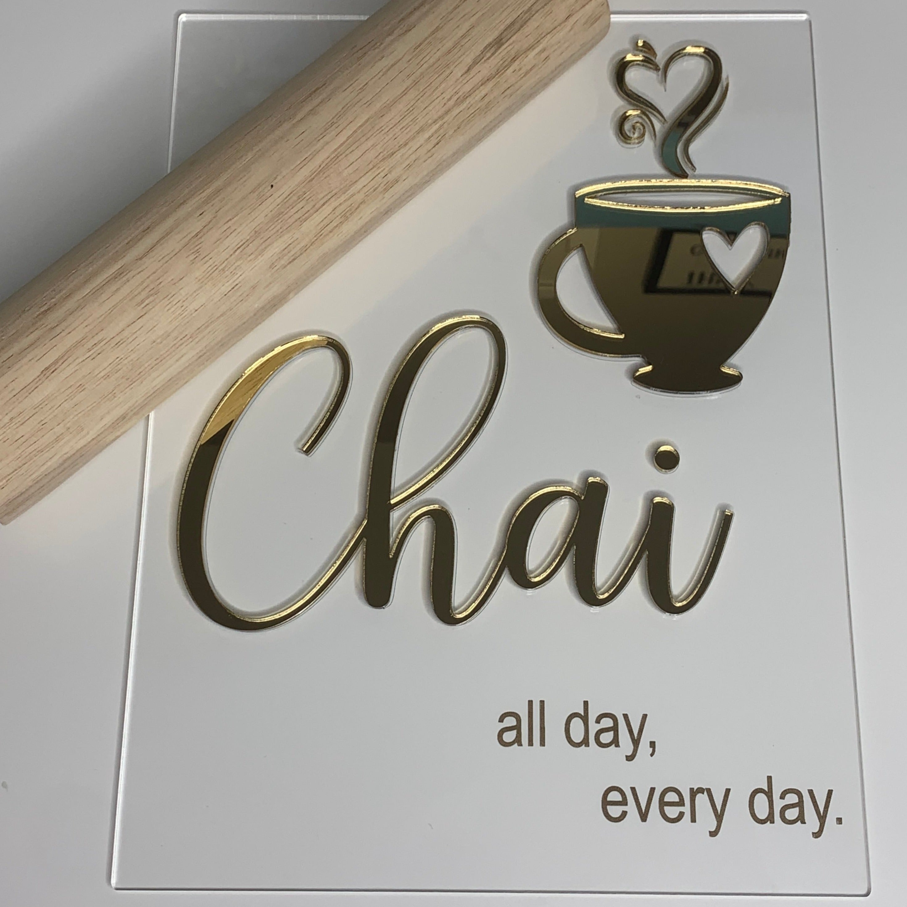 Chai Tea Sign