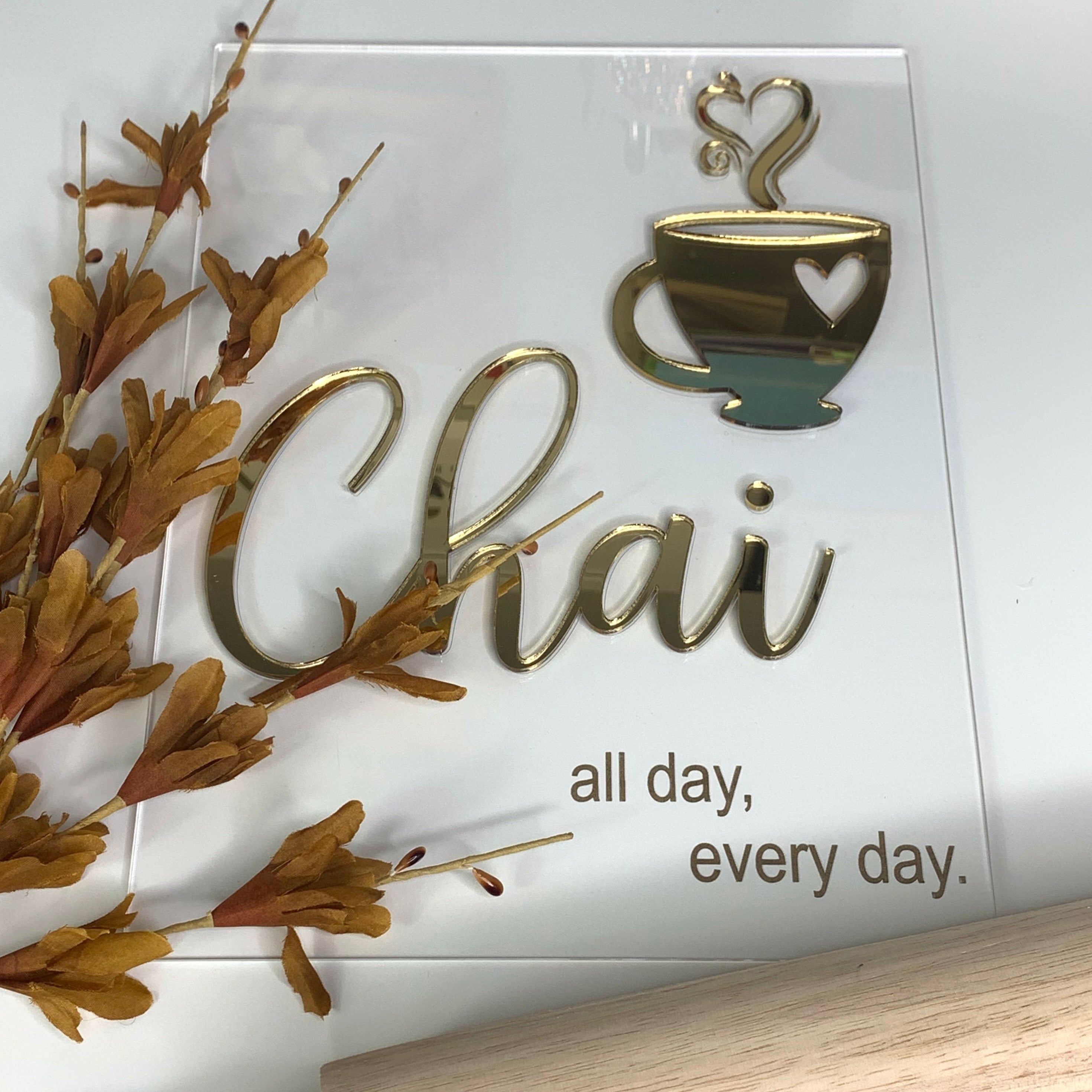 Chai Tea Sign