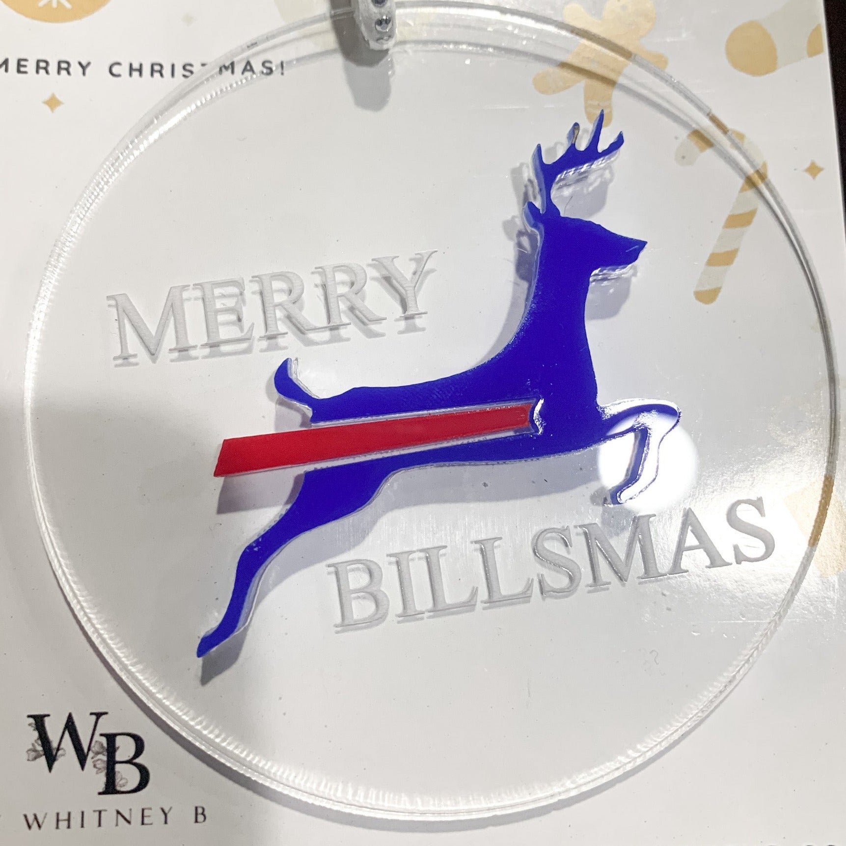Merry BillsMas Ornament